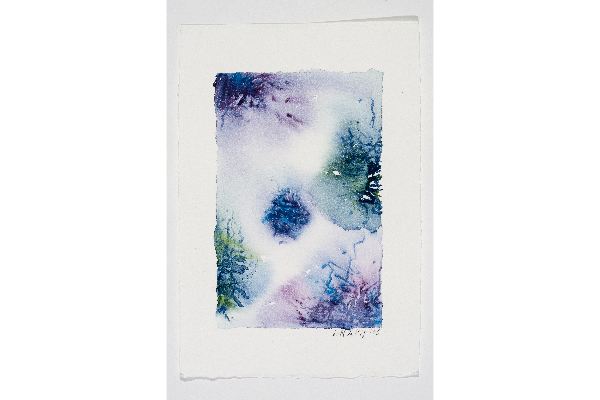 Calligraphy 9, watercolour on Arches, 7x11 in.